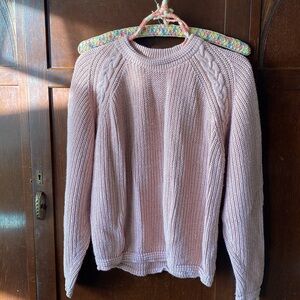 Women’s pink long sleeve sweater